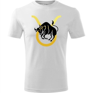 męska koszulka - znaki zodiaku - byk
