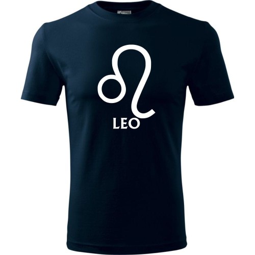 męska koszulka - znaki zodiaku - lew