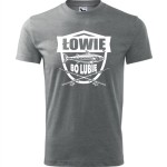 męska koszulka - łowię bo lubię dla wędkarza na ryby
