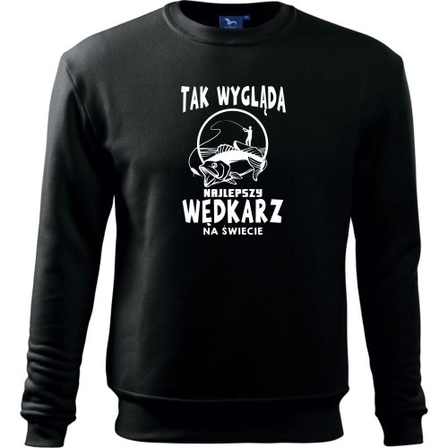 męska bluza klasyczna - tak wygląda najlepszy wędkarz na świecie