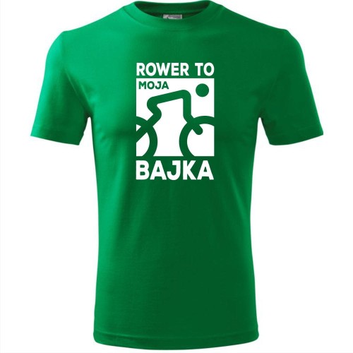 męska koszulka - rower to moja bajka