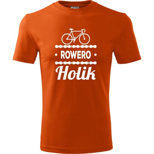 męska koszulka - roweroholik