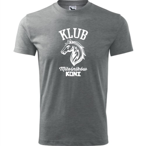 męska koszulka - klub miłośników koni