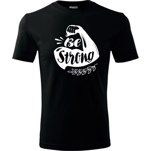 Męska koszulka Sportowa - Be strong
