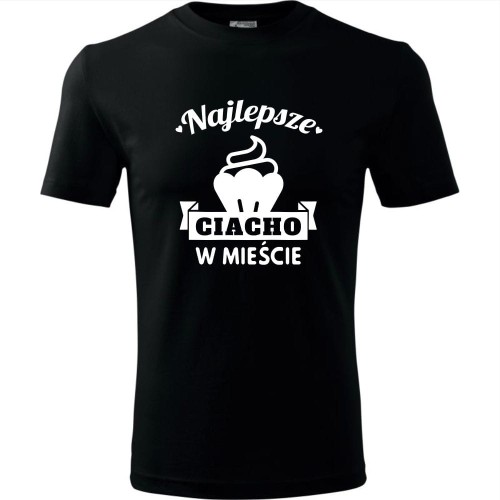 męski t-shirt - najlepsze ciacho w mieście