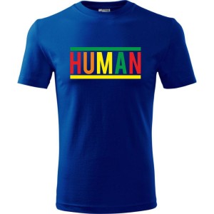 męska koszulka - human