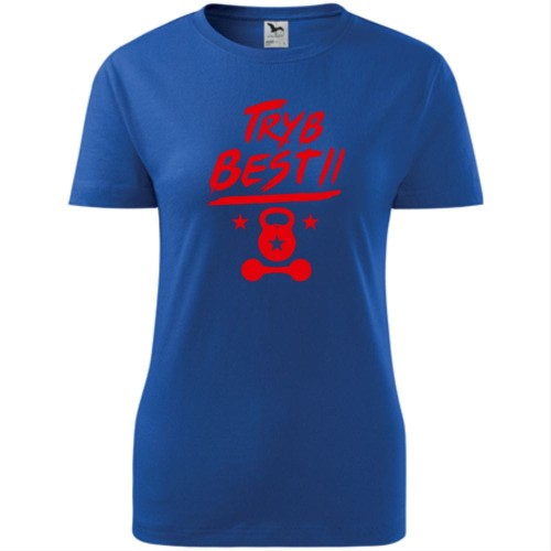 damska koszulka taliowana - tryb bestii