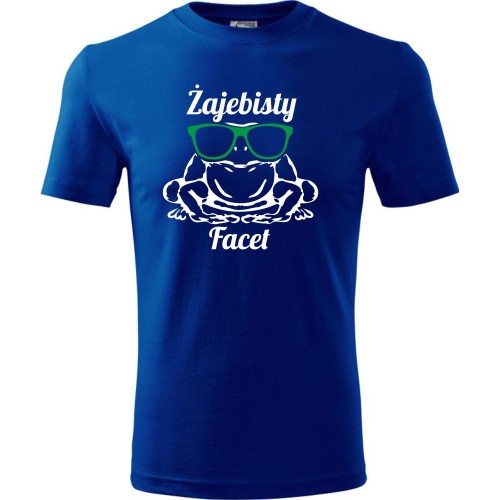 męska koszulka - żajebisty facet
