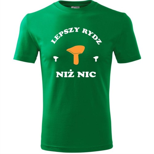 męska koszulka - lepszy rydz niż nic