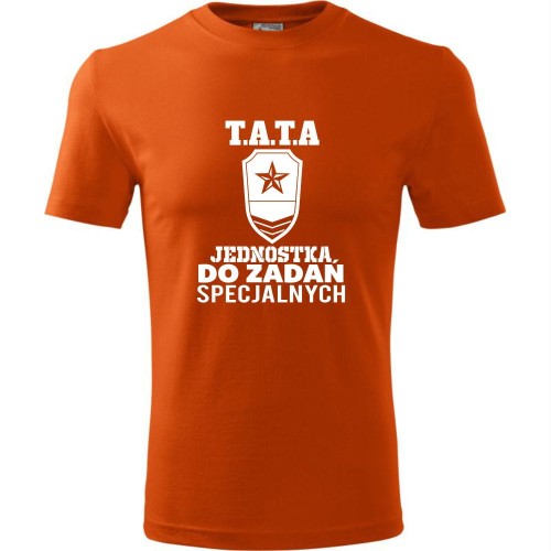 męska koszulka - tata - jednostka do zadań specjalnych