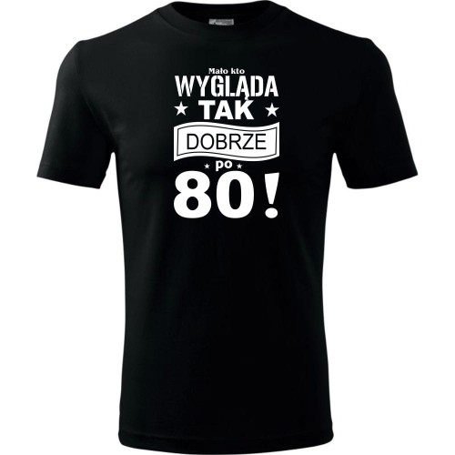 Męska koszulka - mało kto wygląda tak dobrze po 80