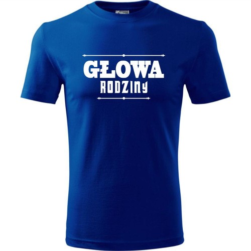 męska koszulka - głowa rodziny