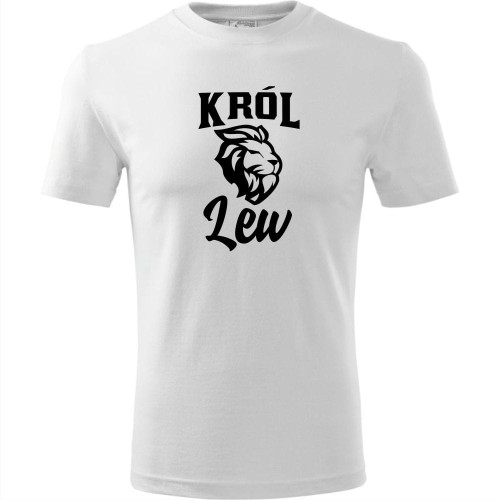 męska koszulka - król lew