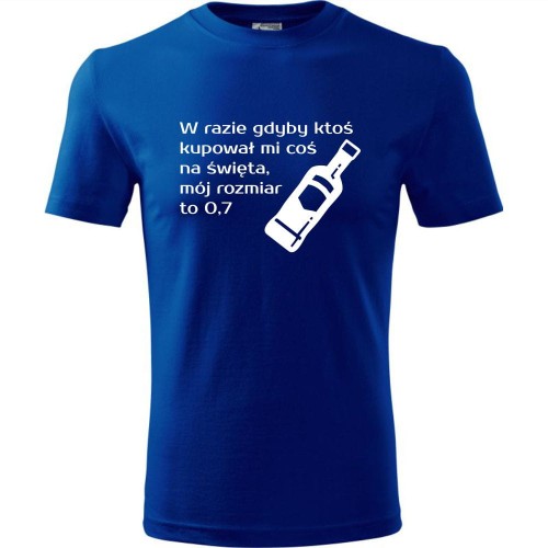 męska koszulka - w razie gdyby ktoś kupował mi coś na święta, mój rozmiar to 0,7