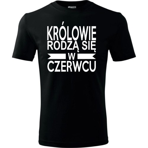 Męska koszulka - Królowie rodzą się w czerwcu 01