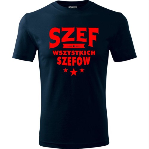 męska koszulka - szef wszystkich szefów 02