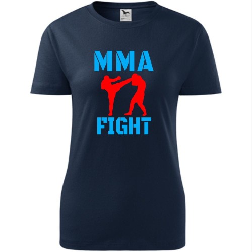 damska koszulka taliowana - mma fight