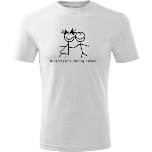 męska koszulka - nieszczęścia chodzą parami