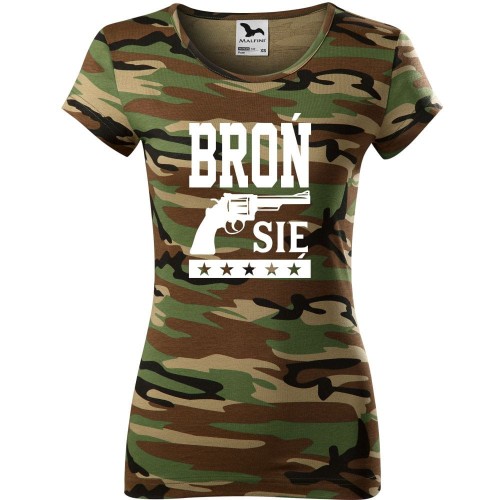 moro koszulka damska - broń się