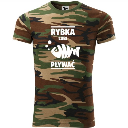 moro koszulka unisex -  rybka lubi pływać 02