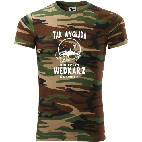 moro koszulka unisex -  tak wygląda najlepszy wędkarz na świecie