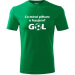 męska koszulka - co mówi piłkarz u fryzjera? gol
