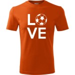 męska koszulka - love piłka