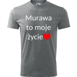 męska koszulka - murawa to moje życie