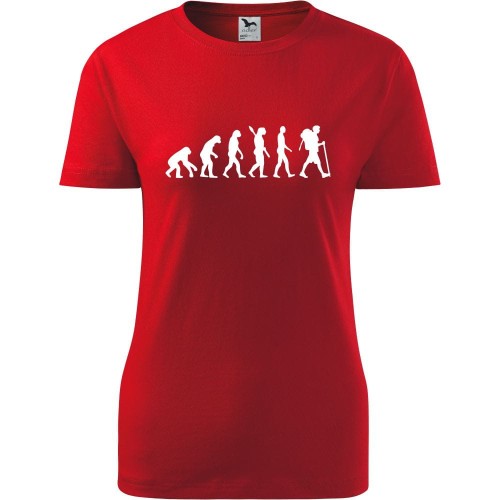 damska koszulka taliowana -  ewolucja podróż