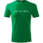 męska koszulka - ctrl alt delete