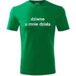 męska koszulka - dziwne u mnie działa