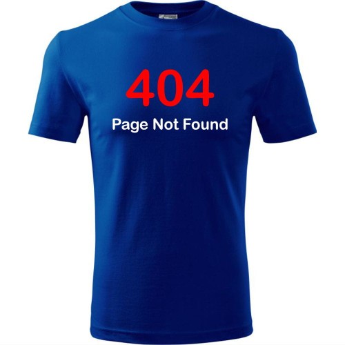 męska koszulka - 404 page not found