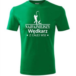 męska koszulka - najfajniejszy wędkarz z całej wsi 02