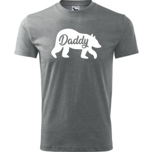 męska koszulka - tata miś