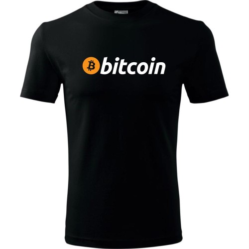 męska koszulka - bitcoin