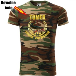 moro koszulka unisex - łowca potworów + twoje imię, prezent