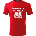 męska koszulka - żołnierze wyklęci cześć waszej pamięci 02