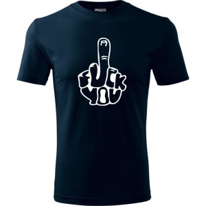 męska koszulka - fuck you