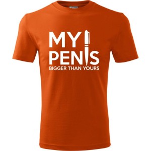 męska koszulka - my penis bigger than yours