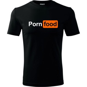 męska koszulka - porn food