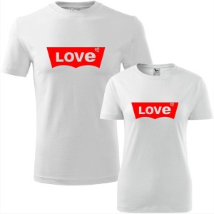 zestaw koszulek damska i męska - love 03 prezent na walentynki, rocznicę ślubu