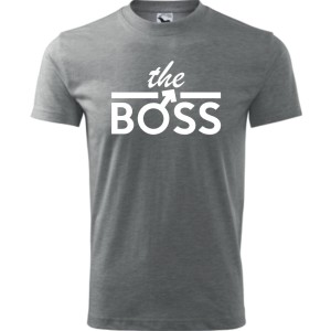 męska koszulka - the boss