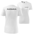 Biała damska koszulka - fizjoterapeuta.