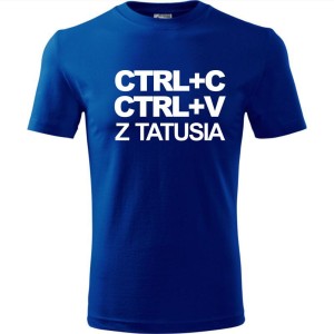 Dziecięca koszulka - ctrl+cv z tatusia