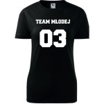 Damska koszulka taliowana - Team młodej