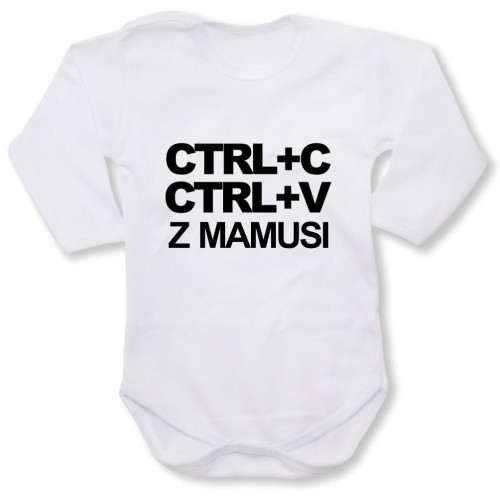 Dziecięce body z dł. rękawem - ctrl cv z mamusi