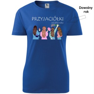 Damska koszulka - przyjaciółki od + dowolny rok 03