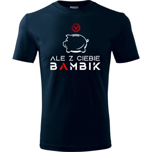 męska koszulka - ale z ciebie bambik, v-dolce, prezent