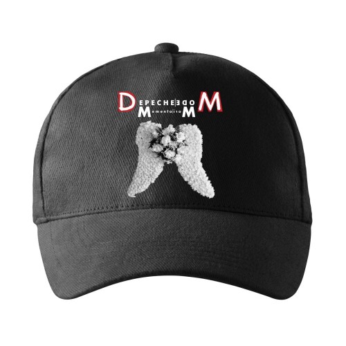 Czapka z daszkiem unisex - Depeche Mode DM Memento Mori, regulowana, nadruk jak okładka płata World Tour - kolor czarny, Bejsbolówka, BASEBALL HAT CAP, TopKoszulki.pl®
