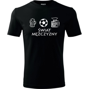 Męska koszulka - Świat mężczyzny